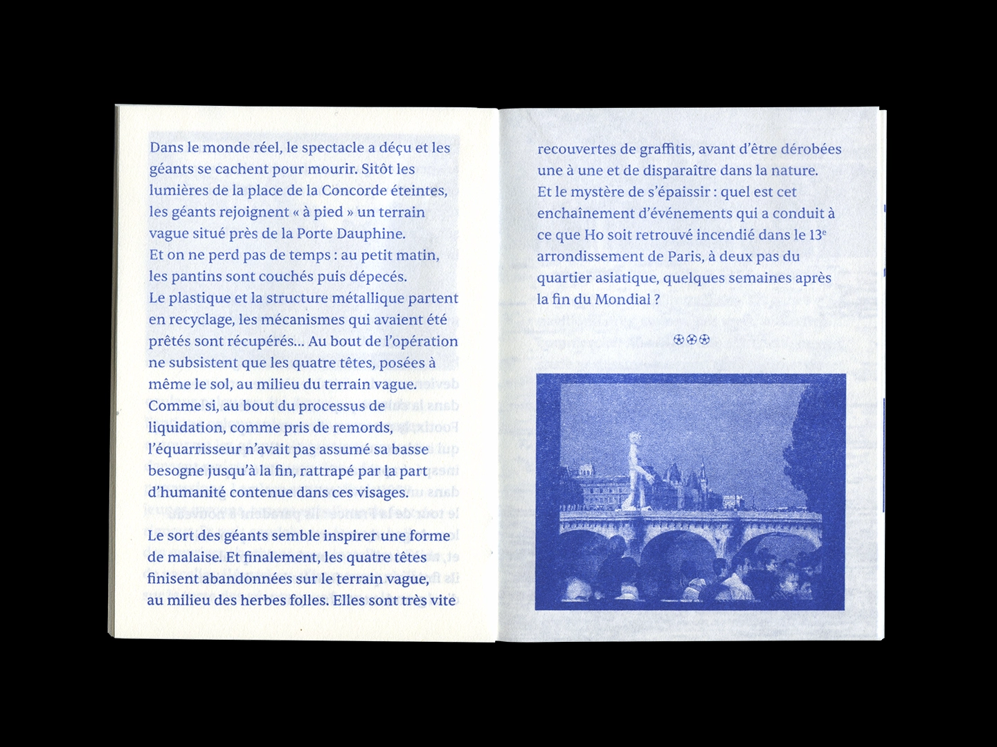 Double page du n°1 de la revue La Nuit