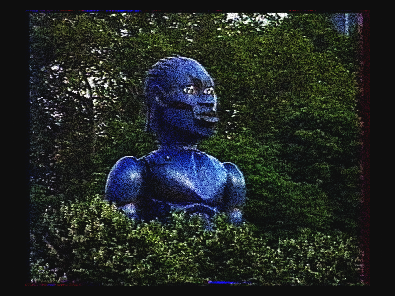 La tête et le buste du géant Moussa