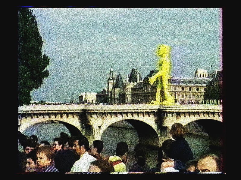 Le géant Ho sur le Pont Neuf